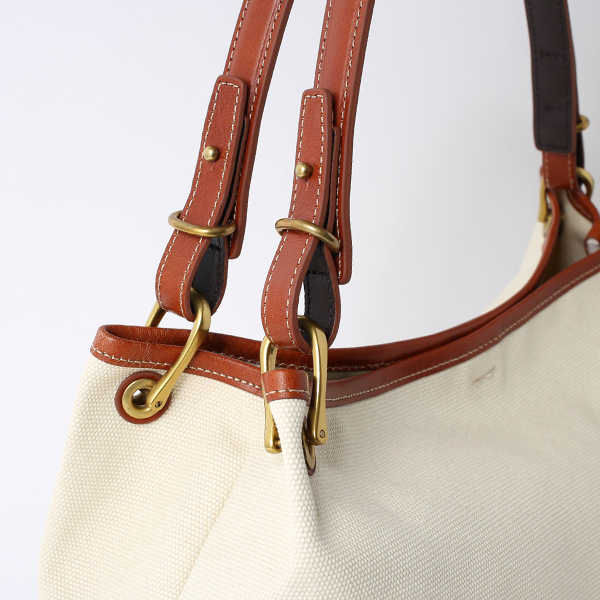  ワンショルダー イタリアンレザー トートバッグ 本革 メンズ レディース ホワイト 白色 A4 日本 ブランド カバン 鞄 シンプル バッグ おしゃれ 高級 大人 仕事 ビジネス キャンバス 布 軽量 通勤 通学 fetia(フェティア) ファッティシリーズ