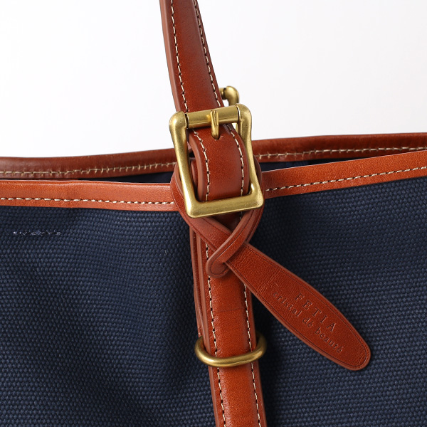  トートバッグ メンズ キャンバス 帆布 本革 ブルー ネイビー 青色 日本 ブランド レディース ビジネスバッグ カバン 鞄 シンプル バッグ おしゃれ 高級 大人 仕事 ビジネス キャンバス 布 軽量 通勤 通学 かわいい fetia(フェティア)