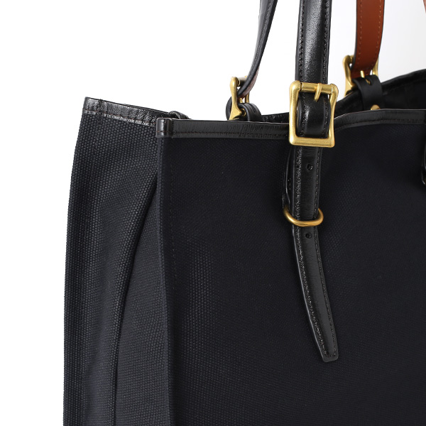  ブリーフケース キャンバス 帆布 メンズ 本革 ブラック 黒 黒色 レディース ビジネスバッグ レザー 日本 ブランド A4 高級 上品 大人 シンプル 上質 軽量 カバン 鞄 布 小ぶり 小さめ 無地 スタイリッシュ fetia(フェティア) ファッティシリーズ(FA'ATI Series)