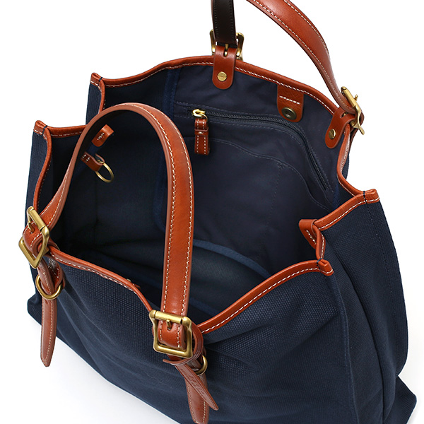  ブリーフケース キャンバス 帆布 メンズ 本革 ブルー ネイビー 青色 レディース ビジネスバッグ レザー 日本 ブランド A4 高級 上品 大人 シンプル 上質 軽量 カバン 鞄 布 小ぶり 小さめ 無地 スタイリッシュ fetia(フェティア) ファッティシリーズ(FA'ATI Series)