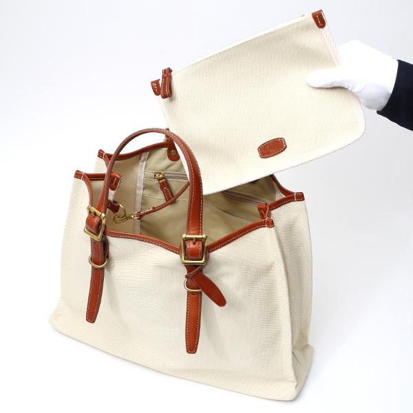  ブリーフケース キャンバス 帆布 メンズ 本革 ホワイト 白色 レディース ビジネスバッグ レザー 日本 ブランド A4 高級 上品 大人 シンプル 上質 軽量 カバン 鞄 布 小ぶり 小さめ 無地 スタイリッシュ fetia(フェティア) ファッティシリーズ(FA'ATI Series)