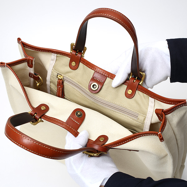  ブリーフケース キャンバス 帆布 メンズ 本革 ホワイト 白色 レディース ビジネスバッグ レザー 日本 ブランド A4 高級 上品 大人 シンプル 上質 軽量 カバン 鞄 布 小ぶり 小さめ 無地 スタイリッシュ fetia(フェティア) ファッティシリーズ(FA'ATI Series)