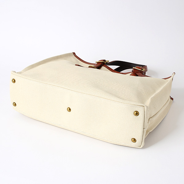  ブリーフケース キャンバス 帆布 メンズ 本革 ホワイト 白色 レディース ビジネスバッグ レザー 日本 ブランド A4 高級 上品 大人 シンプル 上質 軽量 カバン 鞄 布 小ぶり 小さめ 無地 スタイリッシュ fetia(フェティア) ファッティシリーズ(FA'ATI Series)