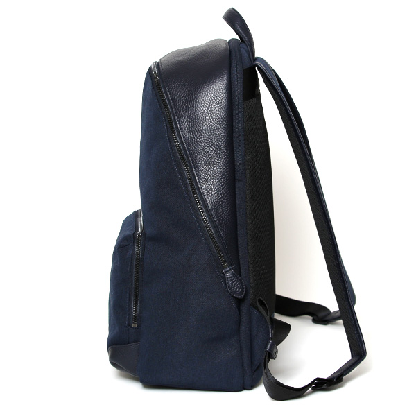  リュック メンズ ビジネス バックパック おしゃれ 小さめ 軽い リュックサック 軽量 シンプル 通勤 通学 ブルー ネイビー 青色 リュックサック レディース ナイロン 本革 ビジネスバッグ A4 鞄 ブランド fetia(フェティア)