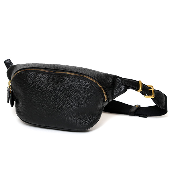 fetia(フェティア) ライロアシリーズ レザー ボディバッグ ブラック