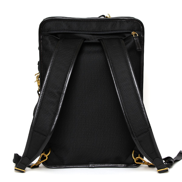  ビジネスリュック メンズ ブランド ビジネスバッグ ナイロン 本革 ブリーフケース 2way A4 PC収納 ブラック 黒 黒色 出張 通勤 リュックサック 大容量 テレワーク fetia(フェティア) Tiare Series(ティアレシリーズ) F20-103