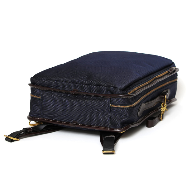  ビジネスリュック メンズ ブランド ビジネスバッグ ナイロン 本革 ブリーフケース 2way A4 PC収納 ブルー ネイビー 青色 出張 通勤 リュックサック 大容量 テレワーク fetia(フェティア) Tiare Series(ティアレシリーズ) F20-103