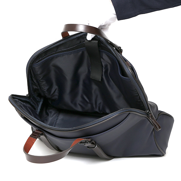  ブリーフケース メンズ ビジネスバッグ レディース 2WAY ブリーフバッグ 軽量 自立 A4 大容量 ブルー ネイビー 青色 通勤 カバン ショルダー付 本革 ブランド fetia(フェティア) Moana series(モアナシリーズ) F20-201