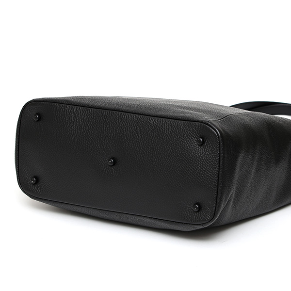  トートバッグ メンズ 縦型 レザー 革 A4 トート レディース ビジネストート シンプル ブランド 大容量 鞄 ブラック 黒 黒色 シュリンクレザー かばん 縦長 無地 肩掛け 通勤 仕事 ビジネス バッグ 高級 fetia(フェティア) F23-101