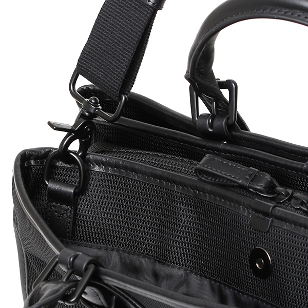  【fetia】 ビジネスバッグ メンズ ブリーフケース ショルダー 本革 ブランド ブラック 黒 黒色 レディース 軽量 A4 30代 40代 50代 シンプル ナイロン 高級 レザー 仕事 鞄 撥水性あり フェティア ティアレシリーズ Tiare Series F23-301