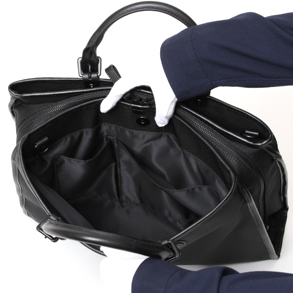  【fetia】 ビジネスバッグ メンズ ブリーフケース ショルダー 本革 ブランド ブラック 黒 黒色 レディース 軽量 A4 30代 40代 50代 シンプル ナイロン 高級 レザー 仕事 鞄 撥水性あり フェティア ティアレシリーズ Tiare Series F23-301