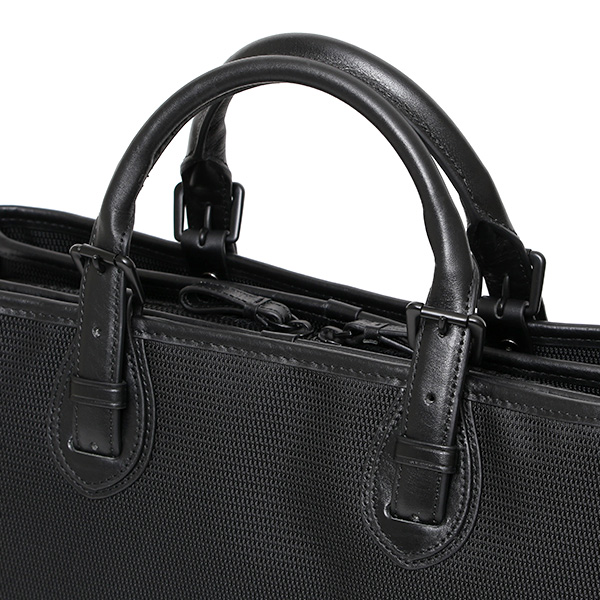  【fetia】 ビジネスバッグ メンズ ブリーフケース ショルダー 本革 ブランド ブラック 黒 黒色 レディース 軽量 A4 30代 40代 50代 シンプル ナイロン 高級 レザー 仕事 鞄 撥水性あり フェティア ティアレシリーズ Tiare Series F23-301