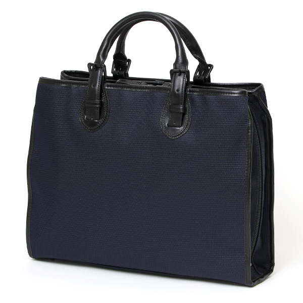  【fetia】 ビジネスバッグ メンズ ブリーフケース ショルダー 本革 ブランド ブルー ネイビー 青色 レディース 軽量 A4 30代 40代 50代 シンプル ナイロン 高級 レザー 仕事 鞄 撥水性あり フェティア ティアレシリーズ Tiare Series F23-301