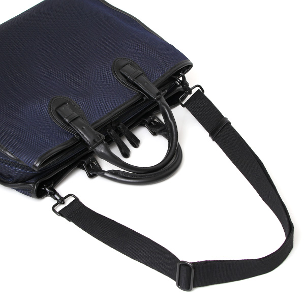  【fetia】 ビジネスバッグ メンズ ブリーフケース ショルダー 本革 ブランド ブルー ネイビー 青色 レディース 軽量 A4 30代 40代 50代 シンプル ナイロン 高級 レザー 仕事 鞄 撥水性あり フェティア ティアレシリーズ Tiare Series F23-301