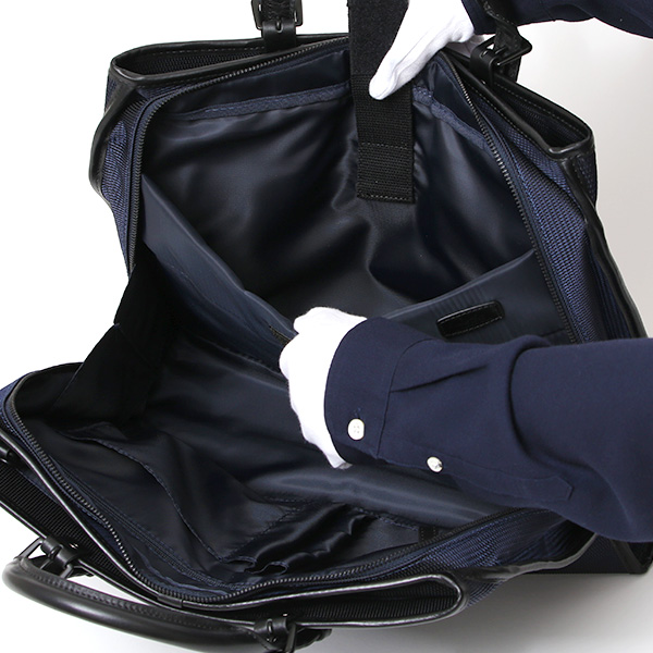  【fetia】 ビジネスバッグ メンズ ブリーフケース ショルダー 本革 ブランド ブルー ネイビー 青色 レディース 軽量 A4 30代 40代 50代 シンプル ナイロン 高級 レザー 仕事 鞄 撥水性あり フェティア ティアレシリーズ Tiare Series F23-301