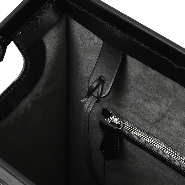 ダレスバッグ 日本製 手縫い 本革 ブラック 黒 黒色 メンズ レザー ビジネスバッグ ブリーフケース 鞄 カバン ドクターバッグ 口枠 高級 牛革 フルタンニン鞣し 通勤 おしゃれ ファイブウッズ(FIVE WOODS) #39282