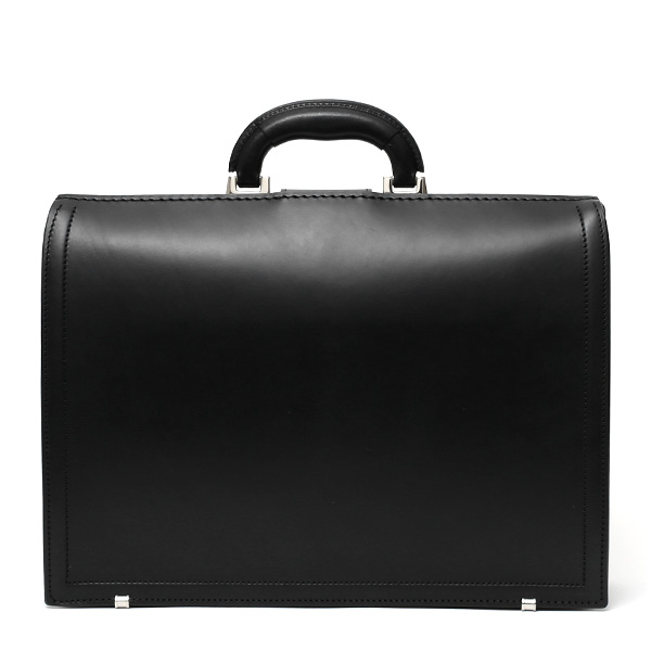 ダレスバッグ 日本製 手縫い 本革 ブラック 黒 黒色 メンズ レザー ビジネスバッグ ブリーフケース 鞄 カバン ドクターバッグ 口枠 高級 牛革 フルタンニン鞣し 通勤 おしゃれ ファイブウッズ(FIVE WOODS) #39282