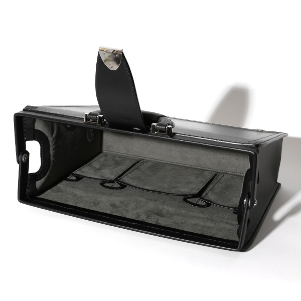 ダレスバッグ 日本製 手縫い 本革 ブラック 黒 黒色 メンズ レザー ビジネスバッグ ブリーフケース 鞄 カバン ドクターバッグ 口枠 高級 牛革 フルタンニン鞣し 通勤 おしゃれ ファイブウッズ(FIVE WOODS) #39282