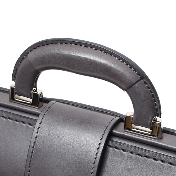  ダレスバッグ 日本製 手縫い 本革 グレー グレイ 灰色 メンズ レザー ビジネスバッグ ブリーフケース 鞄 カバン ドクターバッグ 口枠 高級 牛革 フルタンニン鞣し 通勤 おしゃれ ファイブウッズ(FIVE WOODS) #39282