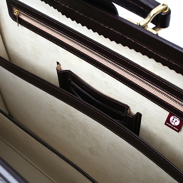 ファイブウッズ(FIVE WOODS) ダレスバッグ 日本製 手縫い 本革 ダークブラウン ブラウン 茶 茶色 メンズ レザー ビジネスバッグ ブリーフケース 鞄 カバン ドクターバッグ 口枠 高級 牛革 フルタンニン鞣し 通勤 おしゃれ #39128