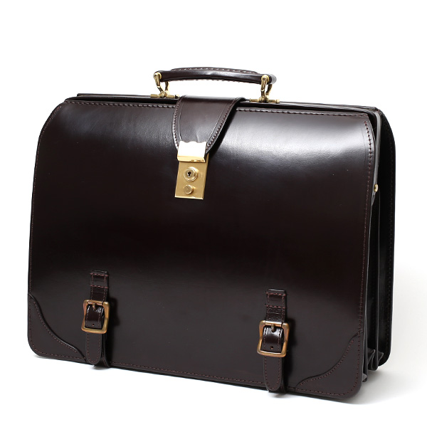 ファイブウッズ(FIVE WOODS) ダレスバッグ 日本製 手縫い 本革 ダークブラウン ブラウン 茶 茶色 メンズ レザー ビジネスバッグ ブリーフケース 鞄 カバン ドクターバッグ 口枠 高級 牛革 フルタンニン鞣し 通勤 おしゃれ #39128