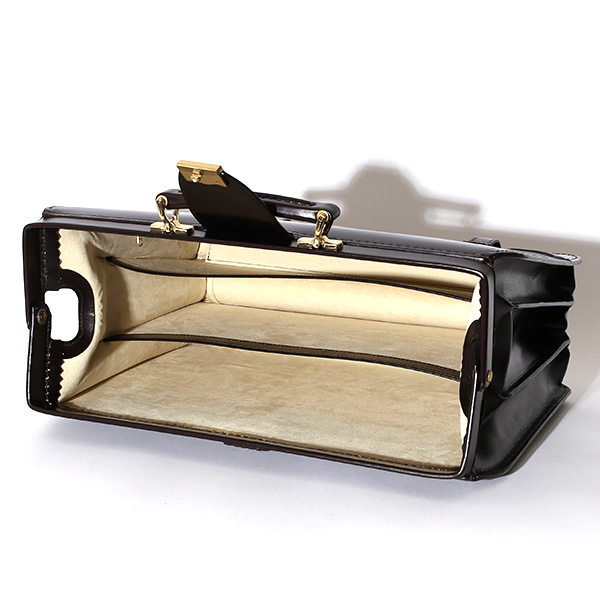 ファイブウッズ(FIVE WOODS) ダレスバッグ 日本製 手縫い 本革 ダークブラウン ブラウン 茶 茶色 メンズ レザー ビジネスバッグ ブリーフケース 鞄 カバン ドクターバッグ 口枠 高級 牛革 フルタンニン鞣し 通勤 おしゃれ #39128