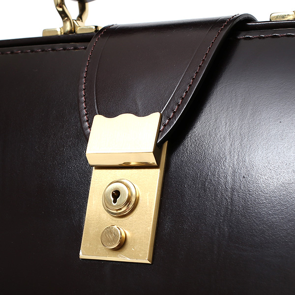 ファイブウッズ(FIVE WOODS) ダレスバッグ 日本製 手縫い 本革 ダークブラウン ブラウン 茶 茶色 メンズ レザー ビジネスバッグ ブリーフケース 鞄 カバン ドクターバッグ 口枠 高級 牛革 フルタンニン鞣し 通勤 おしゃれ #39128