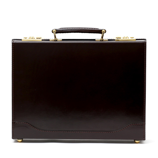 アタッシュケース 本革 A4 レザー 日本製 ブランド ダークブラウン ブラウン 茶 茶色 メンズ ビジネスバッグ 国産 ブリーフケース 高級 上品 大人 シンプル 上質 軽量 大容量 カバン 国産 鞄 オールレザー ファイブウッズ(FIVE WOODS)