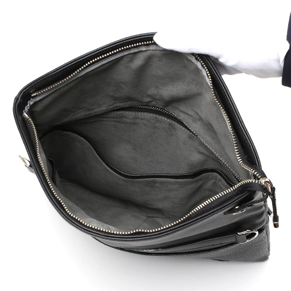 クラッチバッグ メンズ 本革 日本製 ブランド ブラック 黒 黒色 小さめ セカンドバッグ ミニ ショルダーバッグ 肩掛け 鞄 カバン 高級 30代 2way ファイブウッズ(FIVE WOODS) HORIZON(ホライズン) #39241