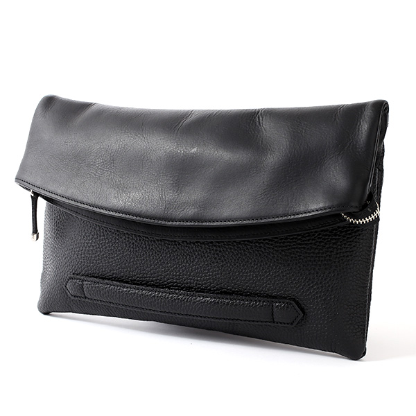 クラッチバッグ メンズ 本革 日本製 ブランド ブラック 黒 黒色 小さめ セカンドバッグ ミニ ショルダーバッグ 肩掛け 鞄 カバン 高級 30代 2way ファイブウッズ(FIVE WOODS) HORIZON(ホライズン) #39241