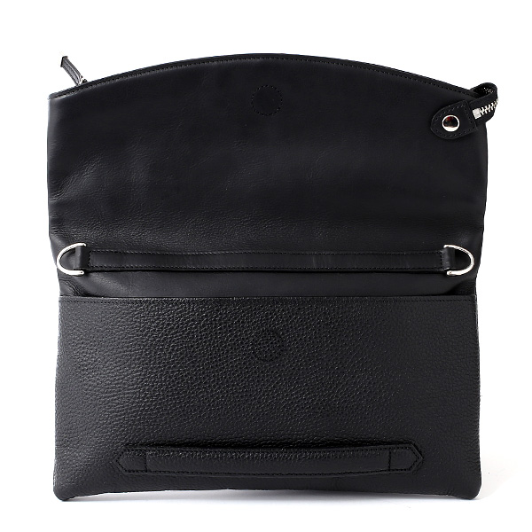 クラッチバッグ メンズ 本革 日本製 ブランド ブラック 黒 黒色 小さめ セカンドバッグ ミニ ショルダーバッグ 肩掛け 鞄 カバン 高級 30代 2way ファイブウッズ(FIVE WOODS) HORIZON(ホライズン) #39241