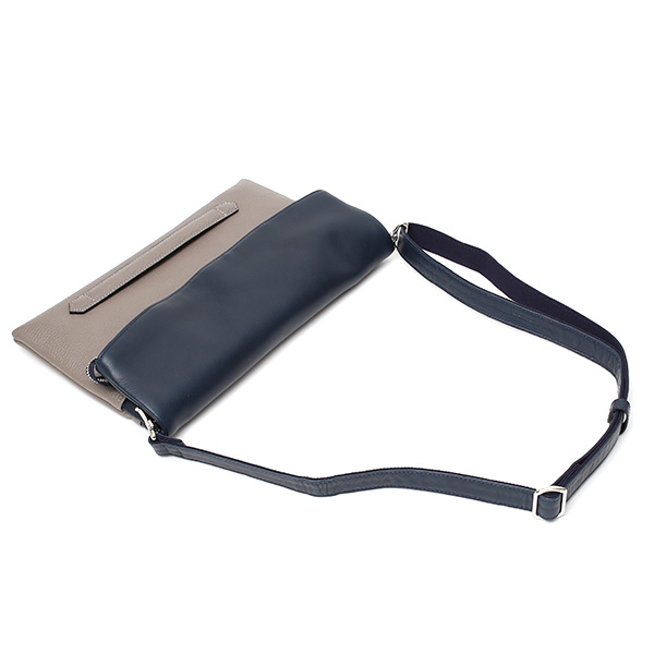  クラッチバッグ メンズ 本革 日本製 ブランド グレー グレイ 灰色 小さめ セカンドバッグ ミニ ショルダーバッグ 肩掛け 鞄 カバン 高級 30代 2way ファイブウッズ(FIVE WOODS) HORIZON(ホライズン) #39241