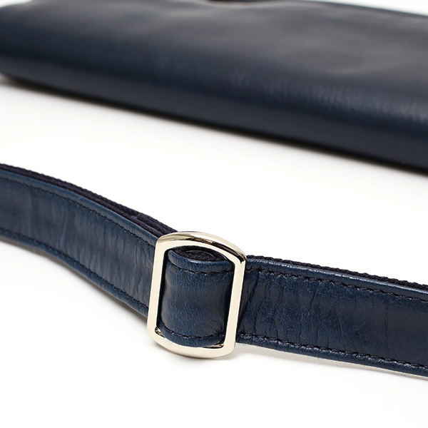  クラッチバッグ メンズ 本革 日本製 ブランド ブルー ネイビー 青色 小さめ セカンドバッグ ミニ ショルダーバッグ 肩掛け 鞄 カバン 高級 30代 2way ファイブウッズ(FIVE WOODS) HORIZON(ホライズン) #39241