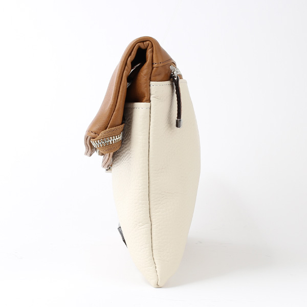 クラッチバッグ メンズ 本革 日本製 ブランド ベージュ 肌色 小さめ セカンドバッグ ミニ ショルダーバッグ 肩掛け 鞄 カバン 高級 30代 2way ファイブウッズ(FIVE WOODS) HORIZON(ホライズン) #39241