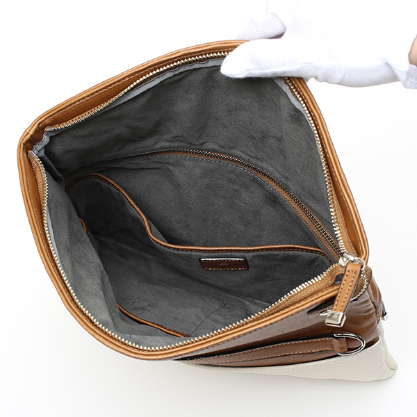 クラッチバッグ メンズ 本革 日本製 ブランド ベージュ 肌色 小さめ セカンドバッグ ミニ ショルダーバッグ 肩掛け 鞄 カバン 高級 30代 2way ファイブウッズ(FIVE WOODS) HORIZON(ホライズン) #39241