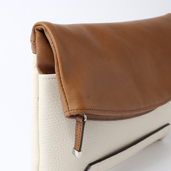 クラッチバッグ メンズ 本革 日本製 ブランド ベージュ 肌色 小さめ セカンドバッグ ミニ ショルダーバッグ 肩掛け 鞄 カバン 高級 30代 2way ファイブウッズ(FIVE WOODS) HORIZON(ホライズン) #39241