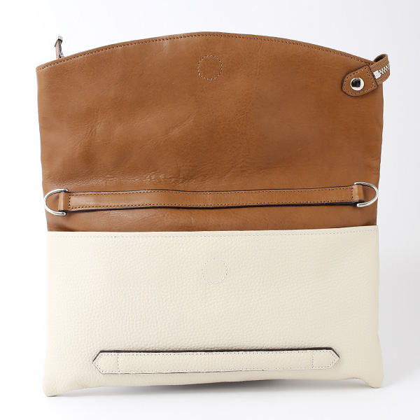 クラッチバッグ メンズ 本革 日本製 ブランド ベージュ 肌色 小さめ セカンドバッグ ミニ ショルダーバッグ 肩掛け 鞄 カバン 高級 30代 2way ファイブウッズ(FIVE WOODS) HORIZON(ホライズン) #39241