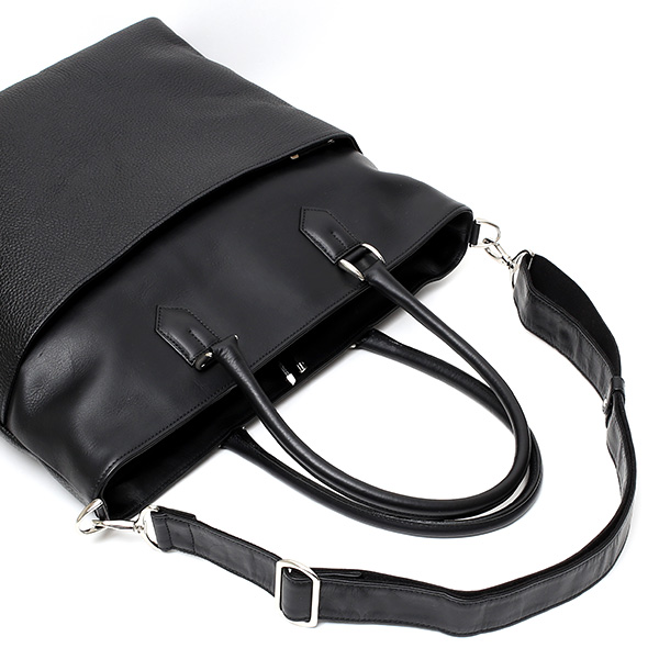 トートバッグ メンズ 本革 日本製 ブラック 黒 黒色 ビジネスバッグ ショルダーベルト付き 肩掛け 大容量 大きい 無地 鞄 カバン 通勤 通学 オシャレ ファイブウッズ(FIVE WOODS) HORIZON(ホライズン) #39242