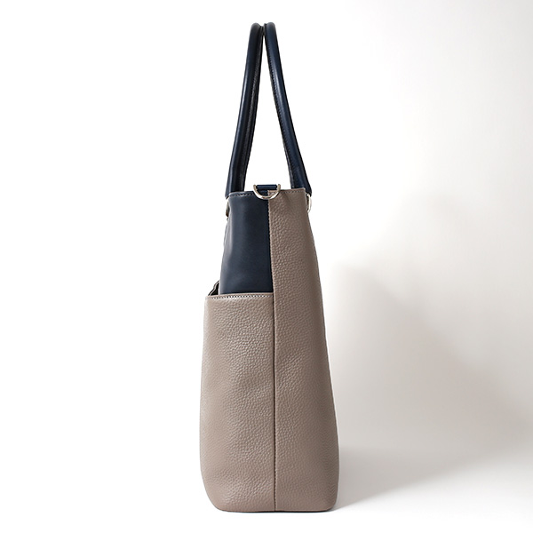 トートバッグ メンズ 本革 日本製 グレー グレイ 灰色 ビジネスバッグ ショルダーベルト付き 肩掛け 大容量 大きい 無地 鞄 カバン 通勤 通学 オシャレ ファイブウッズ(FIVE WOODS) HORIZON(ホライズン) #39242