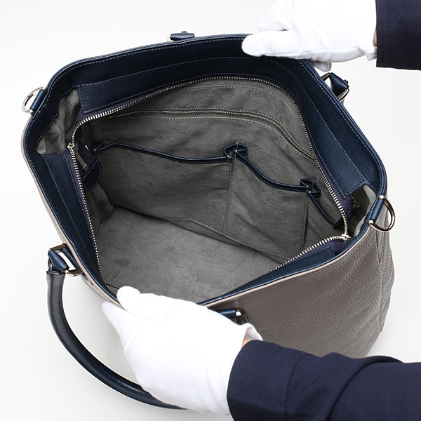 トートバッグ メンズ 本革 日本製 グレー グレイ 灰色 ビジネスバッグ ショルダーベルト付き 肩掛け 大容量 大きい 無地 鞄 カバン 通勤 通学 オシャレ ファイブウッズ(FIVE WOODS) HORIZON(ホライズン) #39242