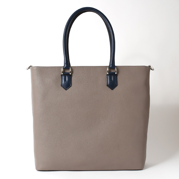 トートバッグ メンズ 本革 日本製 グレー グレイ 灰色 ビジネスバッグ ショルダーベルト付き 肩掛け 大容量 大きい 無地 鞄 カバン 通勤 通学 オシャレ ファイブウッズ(FIVE WOODS) HORIZON(ホライズン) #39242