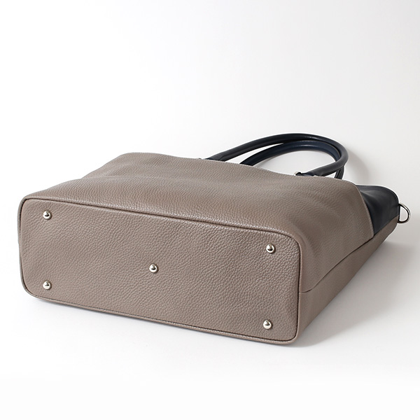 トートバッグ メンズ 本革 日本製 グレー グレイ 灰色 ビジネスバッグ ショルダーベルト付き 肩掛け 大容量 大きい 無地 鞄 カバン 通勤 通学 オシャレ ファイブウッズ(FIVE WOODS) HORIZON(ホライズン) #39242