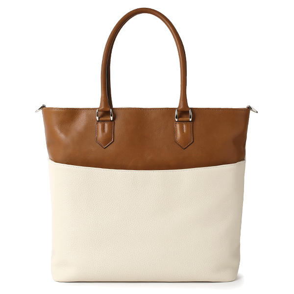 ファイブウッズ(FIVE WOODS) HORIZON(ホライズン) トートバッグ アイボリー/トープ