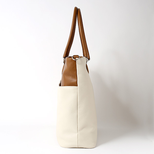 トートバッグ メンズ 本革 日本製 ベージュ 肌色 ビジネスバッグ ショルダーベルト付き 肩掛け 大容量 大きい 無地 鞄 カバン 通勤 通学 オシャレ ファイブウッズ(FIVE WOODS) HORIZON(ホライズン) #39242