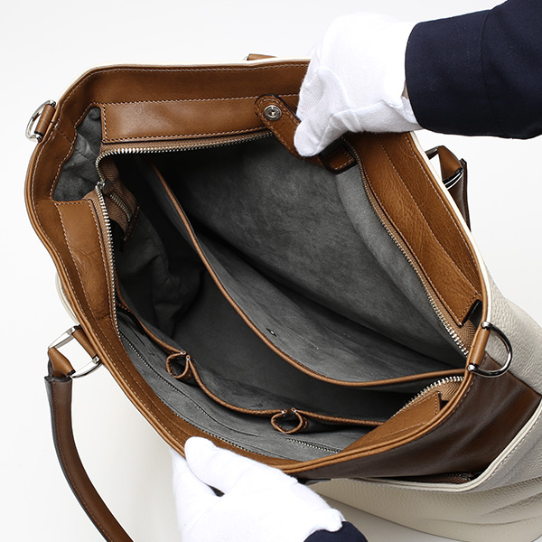 トートバッグ メンズ 本革 日本製 ベージュ 肌色 ビジネスバッグ ショルダーベルト付き 肩掛け 大容量 大きい 無地 鞄 カバン 通勤 通学 オシャレ ファイブウッズ(FIVE WOODS) HORIZON(ホライズン) #39242