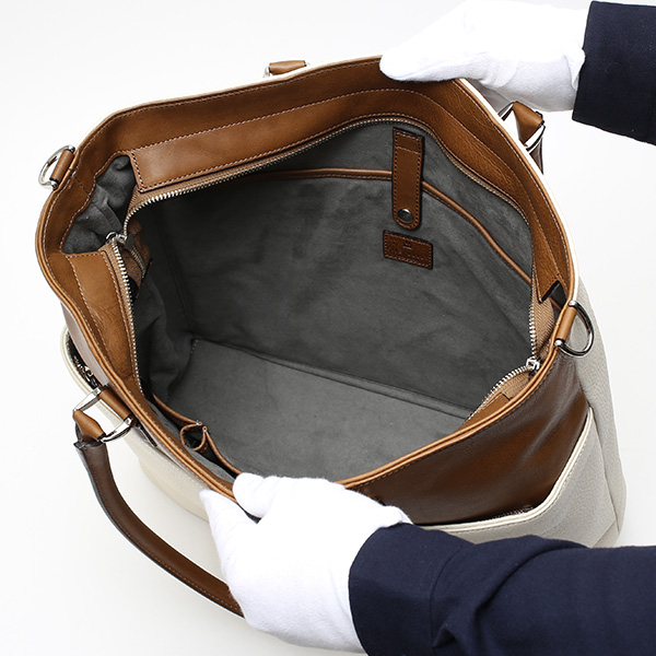 トートバッグ メンズ 本革 日本製 ベージュ 肌色 ビジネスバッグ ショルダーベルト付き 肩掛け 大容量 大きい 無地 鞄 カバン 通勤 通学 オシャレ ファイブウッズ(FIVE WOODS) HORIZON(ホライズン) #39242