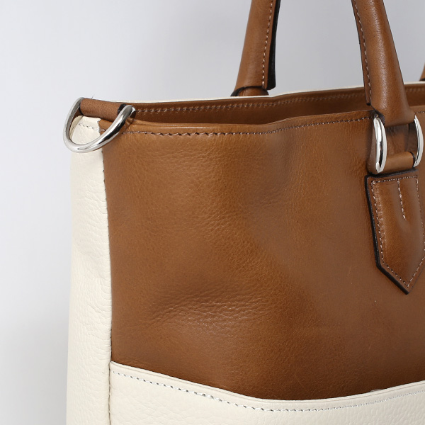 トートバッグ メンズ 本革 日本製 ベージュ 肌色 ビジネスバッグ ショルダーベルト付き 肩掛け 大容量 大きい 無地 鞄 カバン 通勤 通学 オシャレ ファイブウッズ(FIVE WOODS) HORIZON(ホライズン) #39242