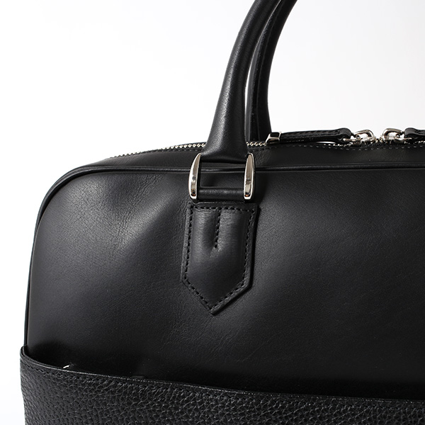  ビジネスバッグ メンズ 本革 ブリーフケース 日本製 ブラック 黒 黒色 ショルダーベルト付き 肩掛け 無地 鞄 カバン 通勤 オシャレ 高級 シンプル 大容量 ファイブウッズ(FIVE WOODS) HORIZON(ホライズン) #39243