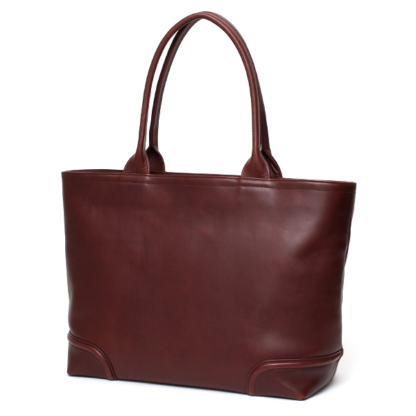 トートバッグ メンズ 本革 日本製 レッド ワイン 赤色 無地 ビジネスバッグ 鞄 カバン 高級 シンプル 大容量 大きめ オシャレ 通勤 通学 ファイブウッズ(FIVE WOODS) PLATEAU(プラトウ) #39174