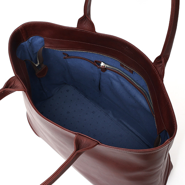 トートバッグ メンズ 本革 日本製 レッド ワイン 赤色 無地 ビジネスバッグ 鞄 カバン 高級 シンプル 大容量 大きめ オシャレ 通勤 通学 ファイブウッズ(FIVE WOODS) PLATEAU(プラトウ) #39174